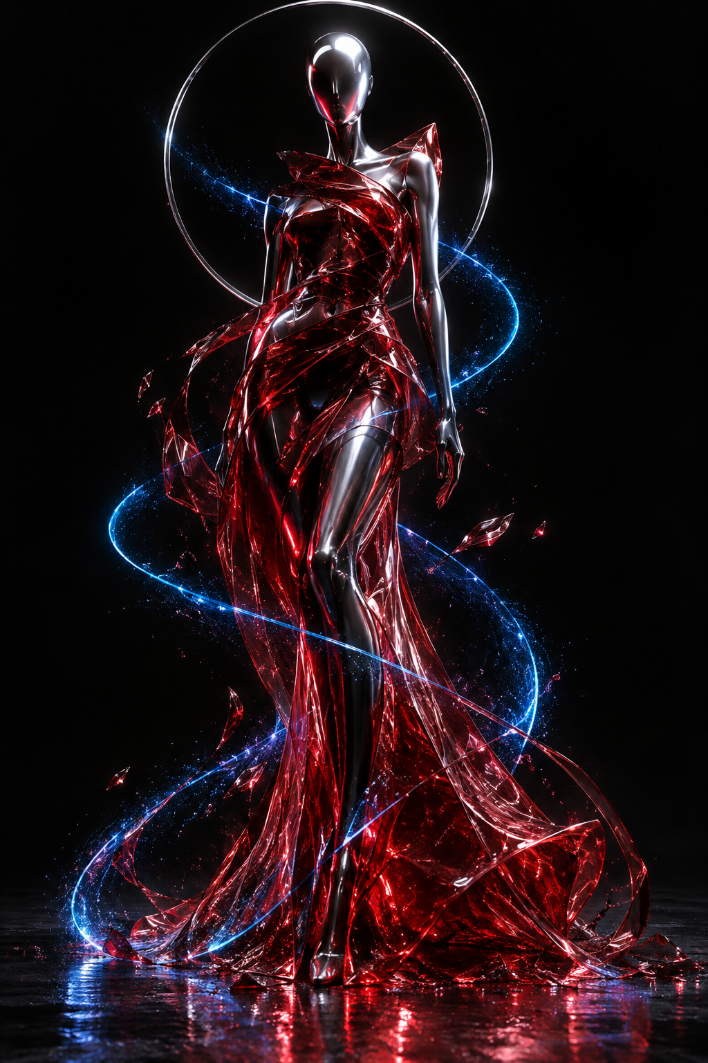 CRIMSON ECHO — Digital Couture